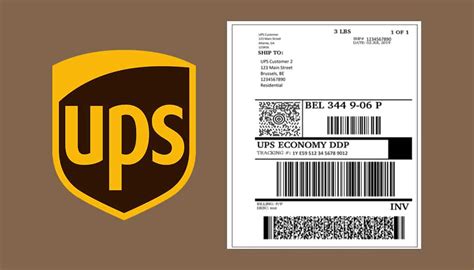 ups shipping label locations